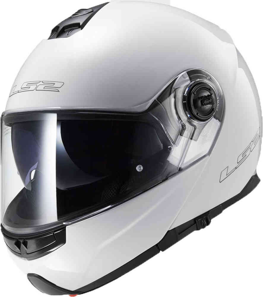 FF325 Стробоскопический шлем LS2, белый original ls2 strobe flip up motorcycle helmet ls2 ff325 modular dual lens visor capacete cascos moto casque dot approved