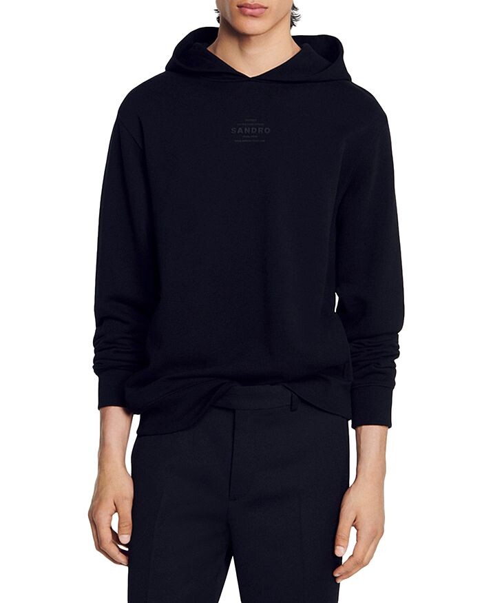 

Толстовка с капюшоном и логотипом Boutique Sandro, Черный