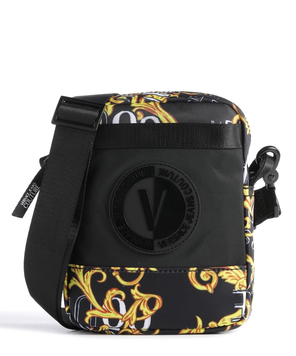 

Сумка через плечо с логотипом Couture, нейлон Versace Jeans Couture, черный
