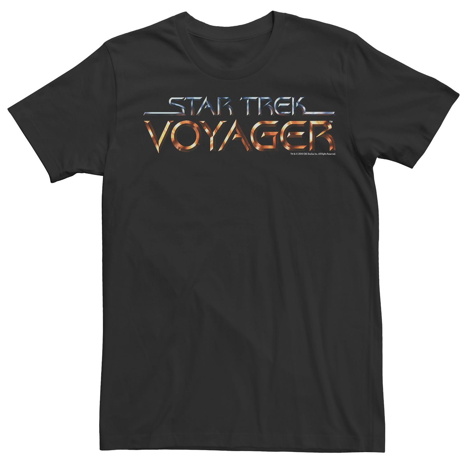 Мужская футболка с логотипом Star Trek Voyager Licensed Character