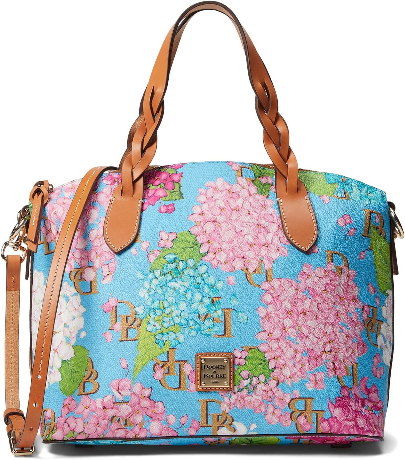 

Сумка Hydrangea Monogram Celeste Dooney & Bourke, синий