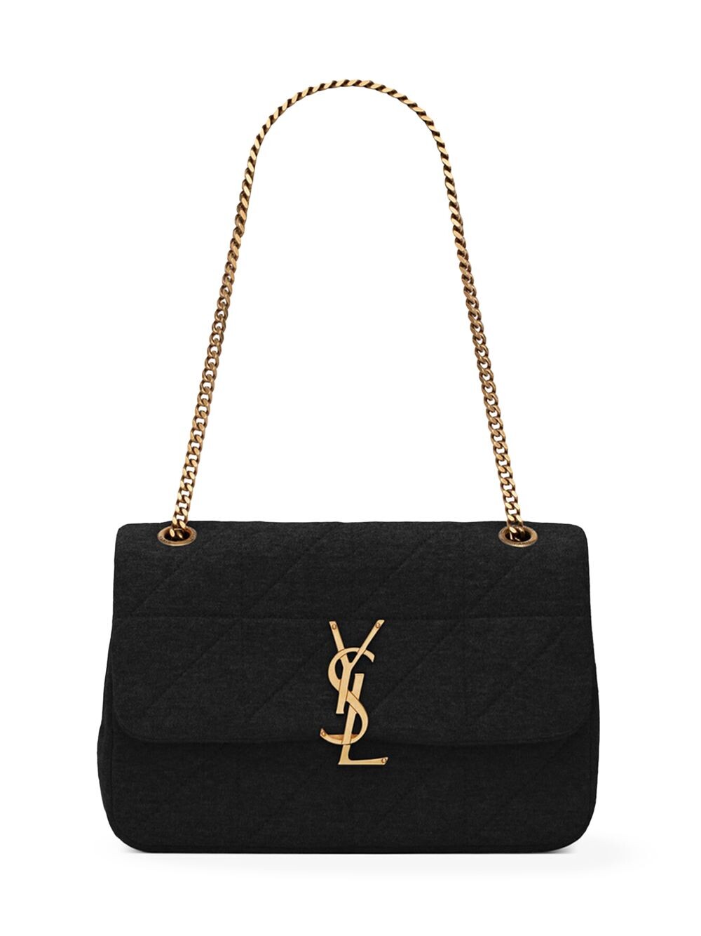 

Сумка Jamie среднего размера из джерси Saint Laurent, черный