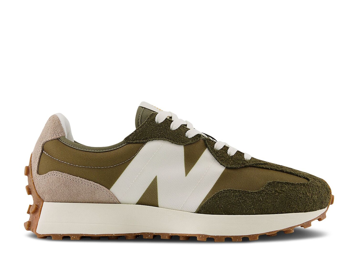 

Кроссовки New Balance 327 'Dark Moss Gum', зеленый, Зеленый;коричневый