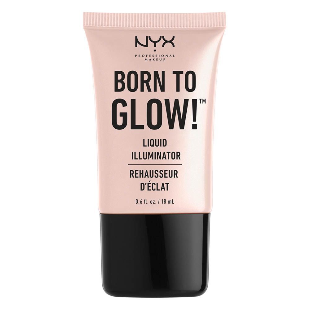 хайлайтеры nyx professional makeup хайлайтер для лица и тела тревел формат born to glow liquid illuminator mini Хайлайтер для лица Nyx Born To Glow Liquid Illuminator, Gleam