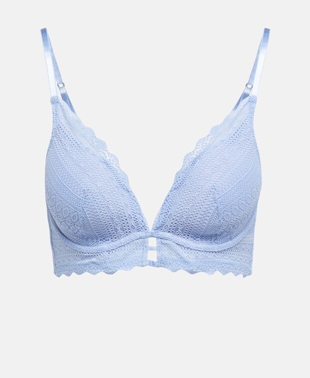 

Бюстгальтер на косточках, чашка BG Hunkemöller, светло-синий