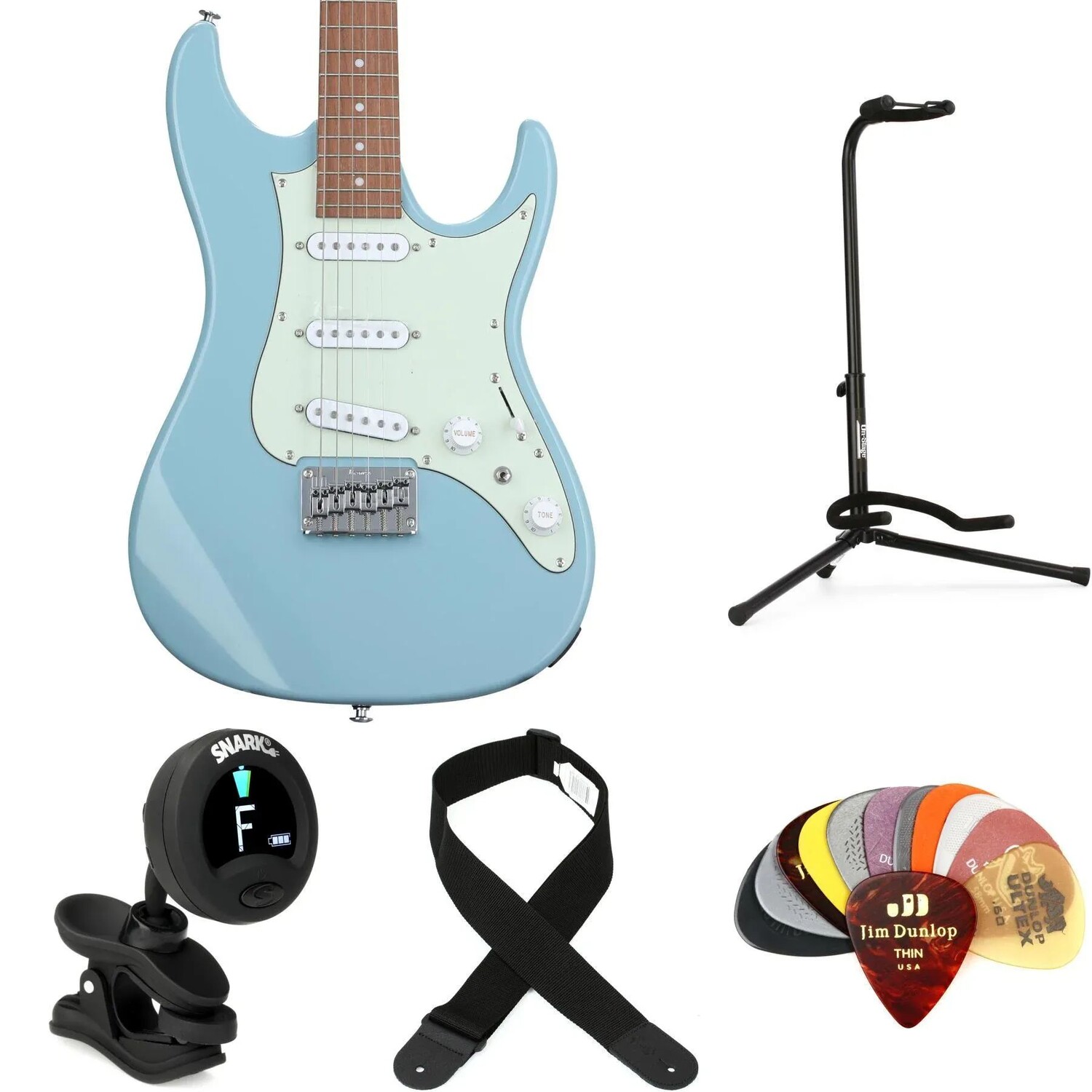 

Комплект предметов для электрогитары Ibanez AZES31 — Purist Blue