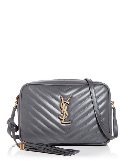 

Стеганая сумка для фотоаппарата Lou Saint Laurent, цвет Gray