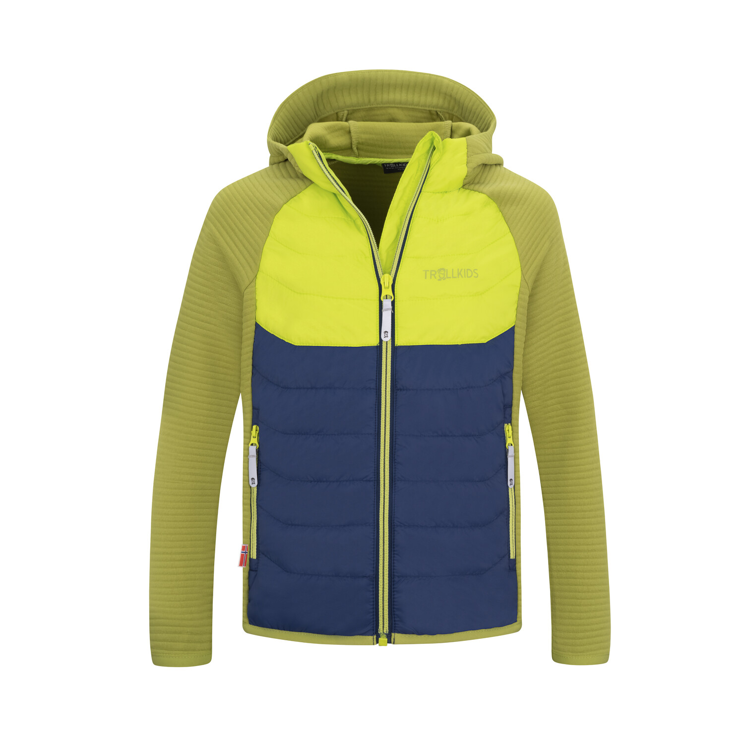 

Функциональная куртка Trollkids Hybridjacke Sirdal, цвет Kiwigrün/Hellgrün