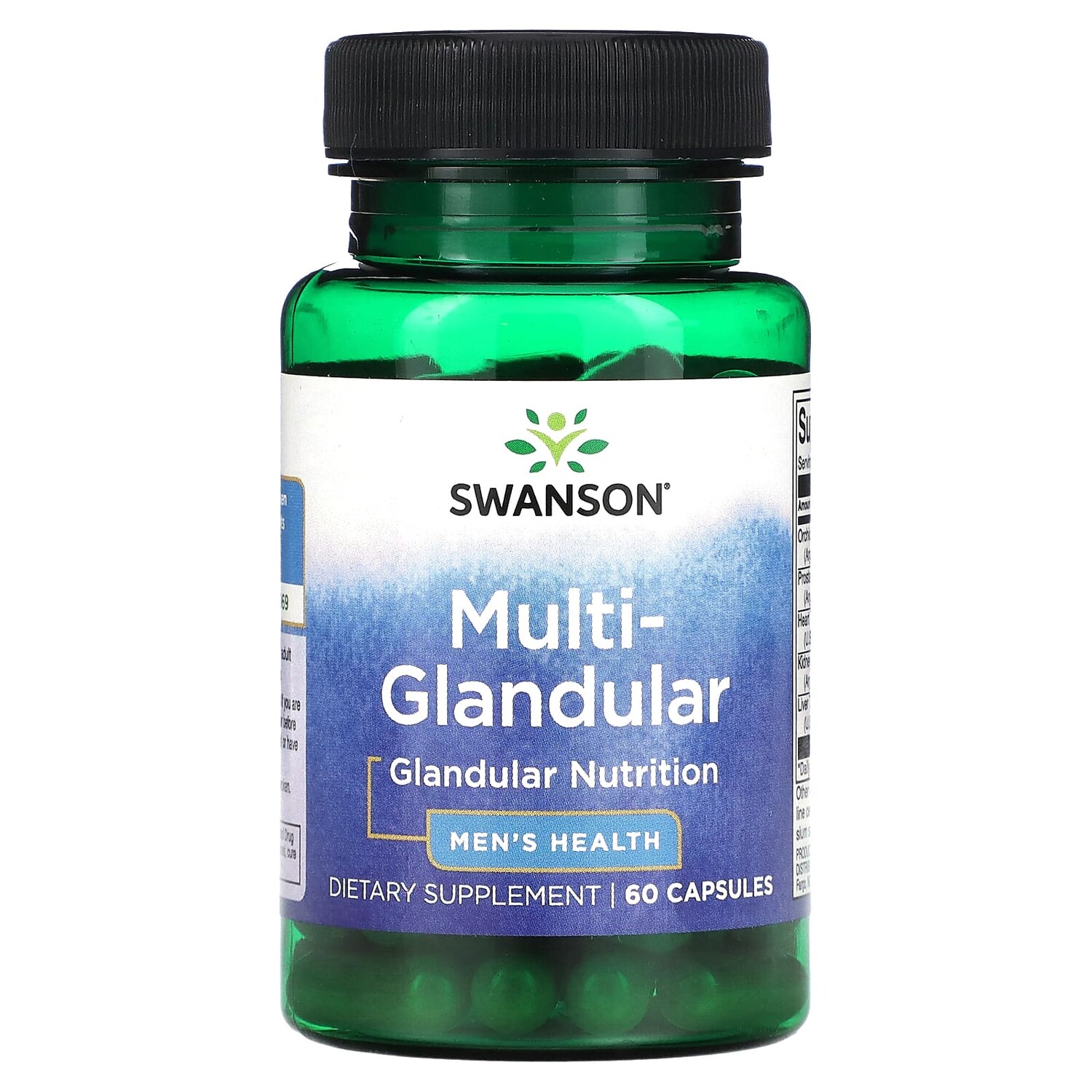 

Multi-Glandular, для мужского здоровья, 60 капсул, Swanson