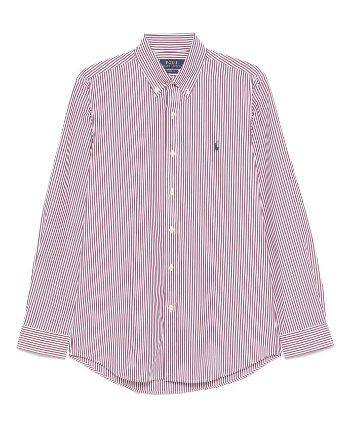 

Хлопковая рубашка Ralph Lauren, красный