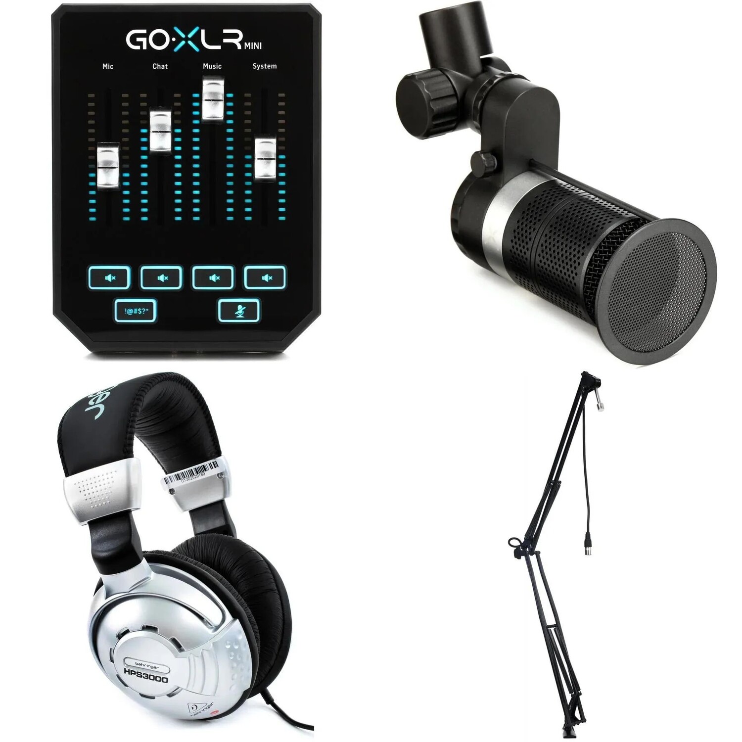 

Мини-подкаст и потоковый комплект TC-Helicon GoXLR