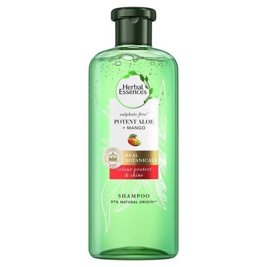 

Безсульфатный шампунь с сильным алоэ + манго, 380 мл, 380 мл Herbal Essences, Bio:Renew