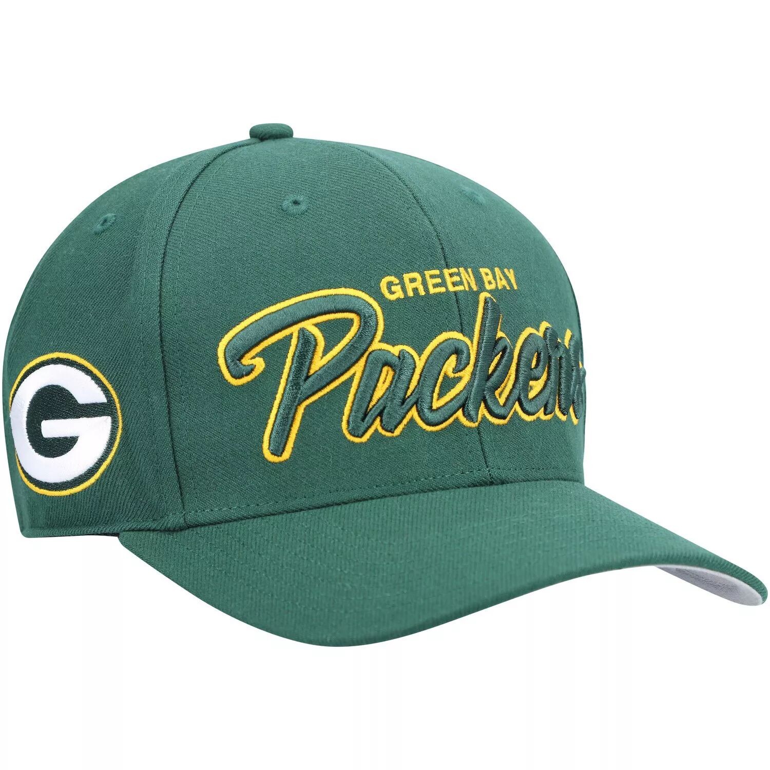 

Мужская кепка Snapback Green Bay Packers Street Script MVP '47 зеленая