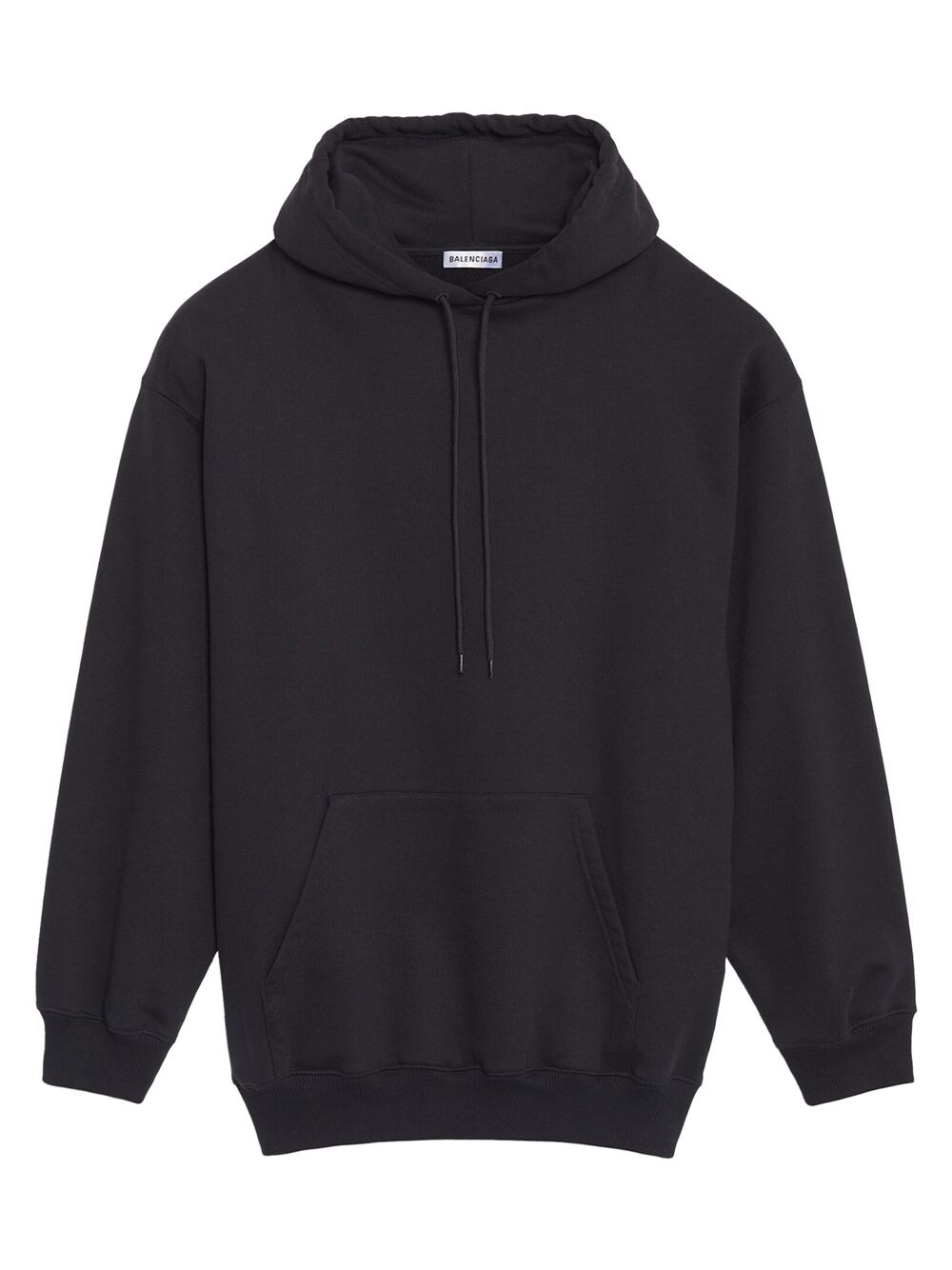

Толстовка с капюшоном с логотипом Balenciaga, черный
