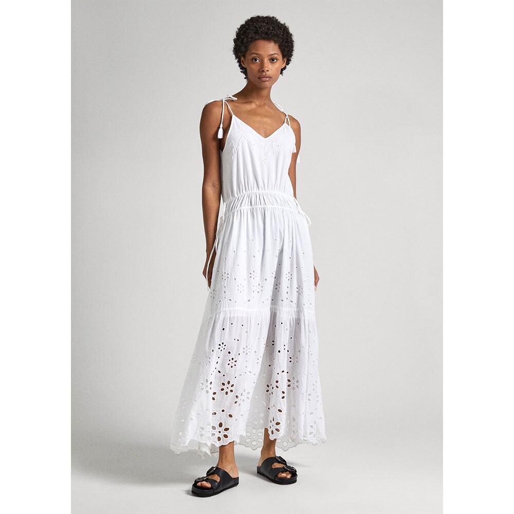 

Платье Pepe Jeans Dusana Sleveless Long, белый