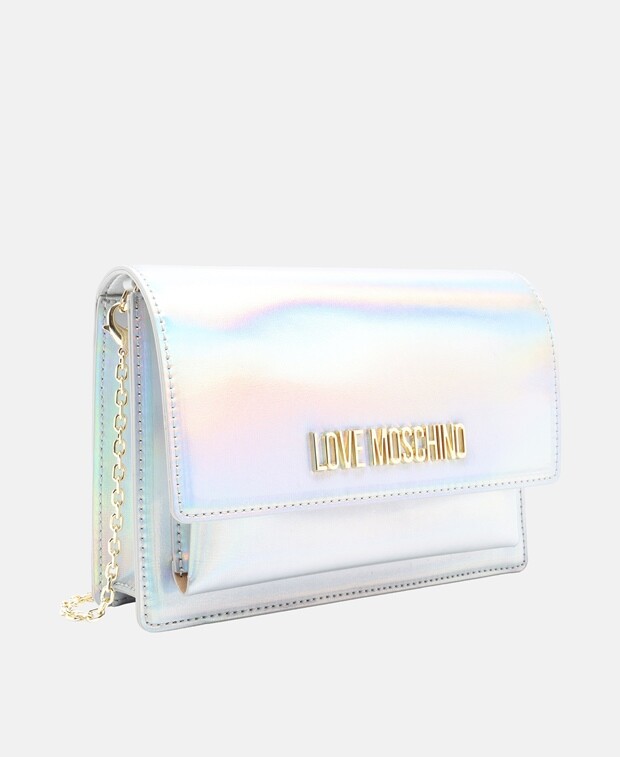 

Сумка через плечо Love Moschino, серебряный