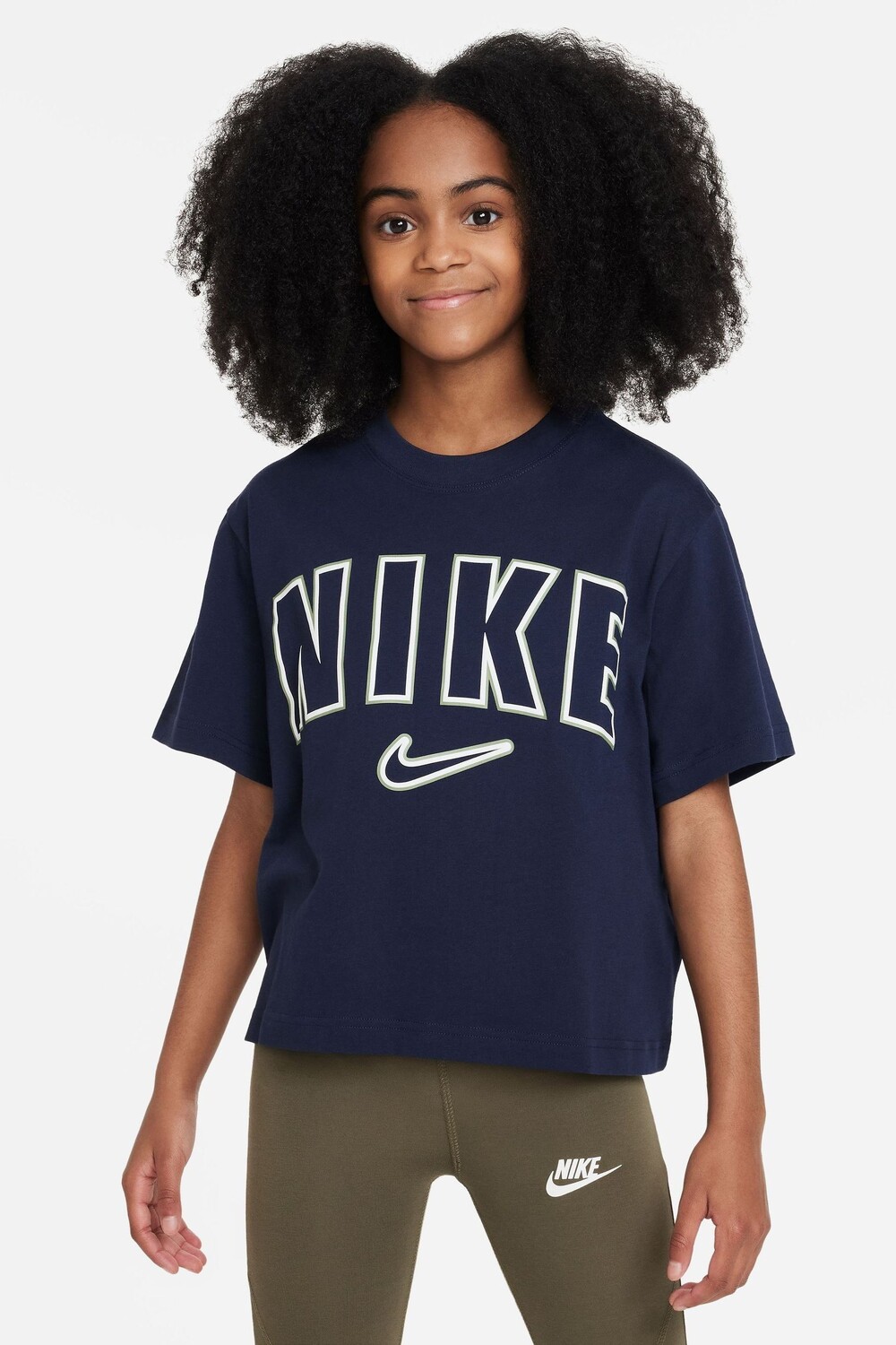 

Трендовая футболка кроя oversize Nike, синий