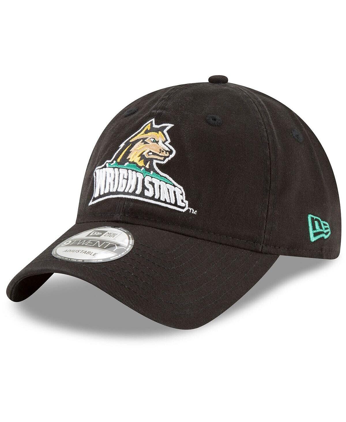 

Мужская черная регулируемая кепка Wright State Raiders Core 9TWENTY New Era