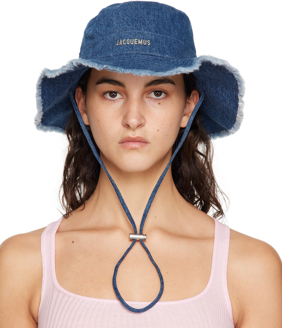 

Синяя пляжная шляпа Le Chouchou Le Bob Artichaut Jacquemus