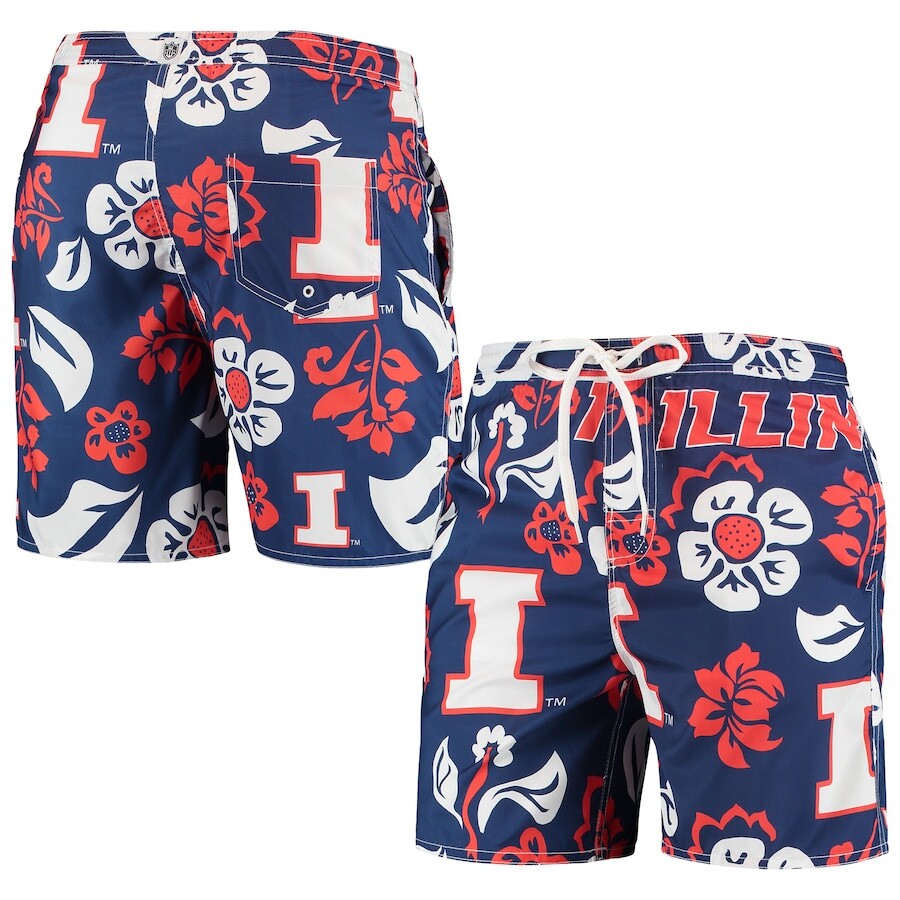 

Пляжные шорты Wes & Willy Illinois Fighting Illini, нави
