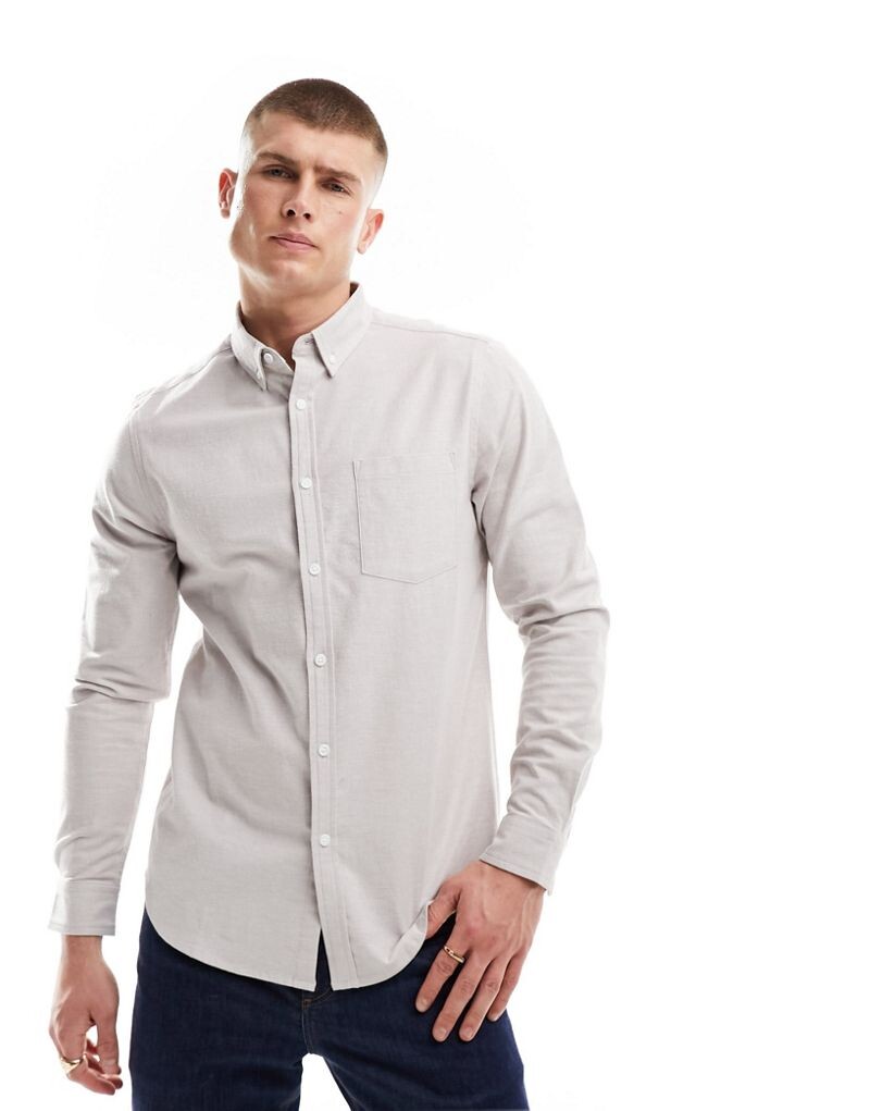 

Розовая оксфордская рубашка стандартного кроя ASOS DESIGN
