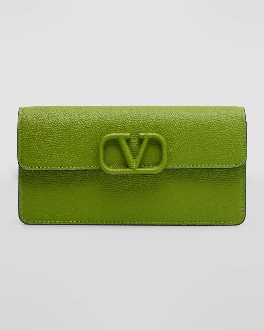 

Кожаный кошелек VLOGO Signature на цепочке Valentino Garavani