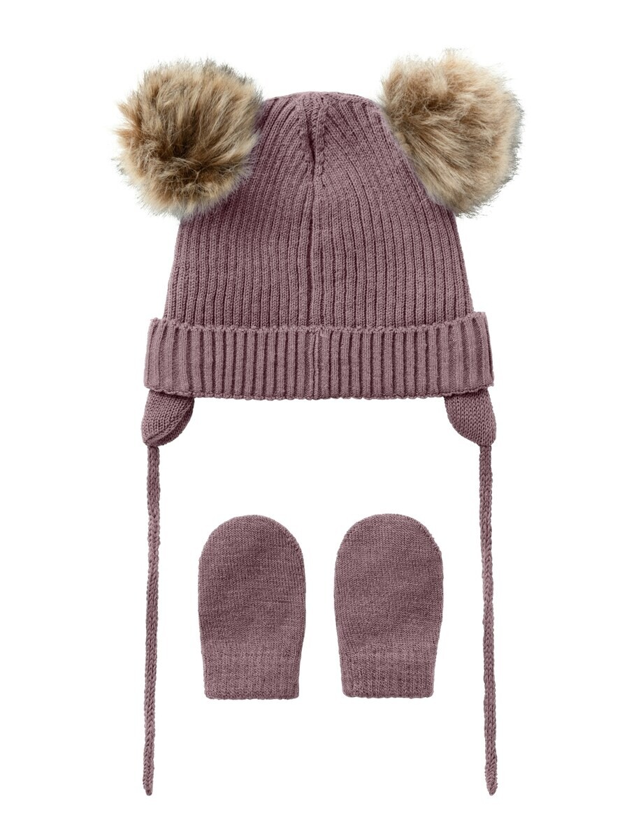 

Шапка NAME IT Beanie Mara, фиолетовый