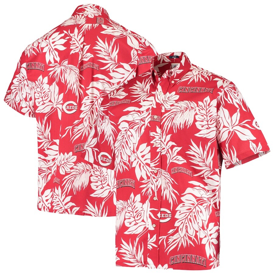 

Рубашка Reyn Spooner Cincinnati Reds, красный