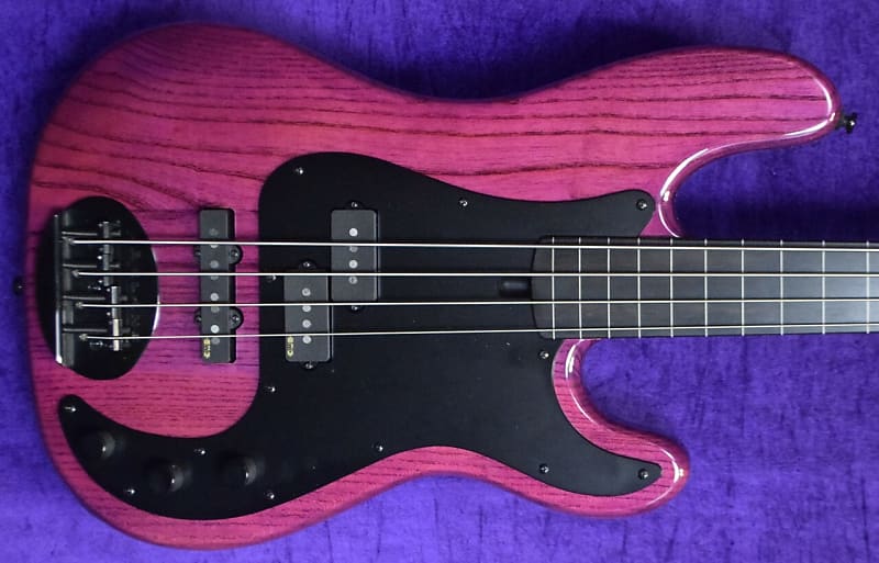 Басс гитара Lakland Skyline 44-64 GZ FRETLESS, Trans Purple/Lined Ebony walker gz