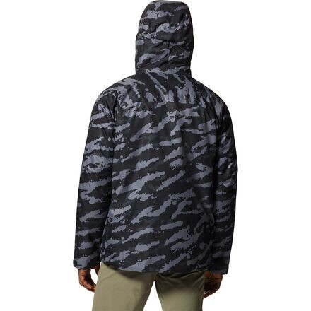 

Утепленная куртка стрейч с озоном мужская Mountain Hardwear, цвет Black Paintstrokes Print