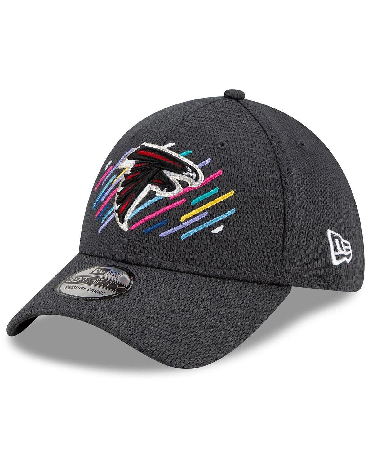 

Мужская угольная кепка Atlanta Falcons 2021 NFL Crucial Catch 39THIRTY Flex Hat New Era