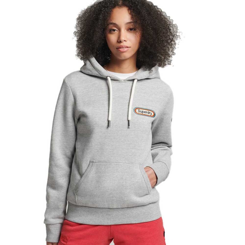 

Худи Superdry Vintage Cl Seasonal, серый