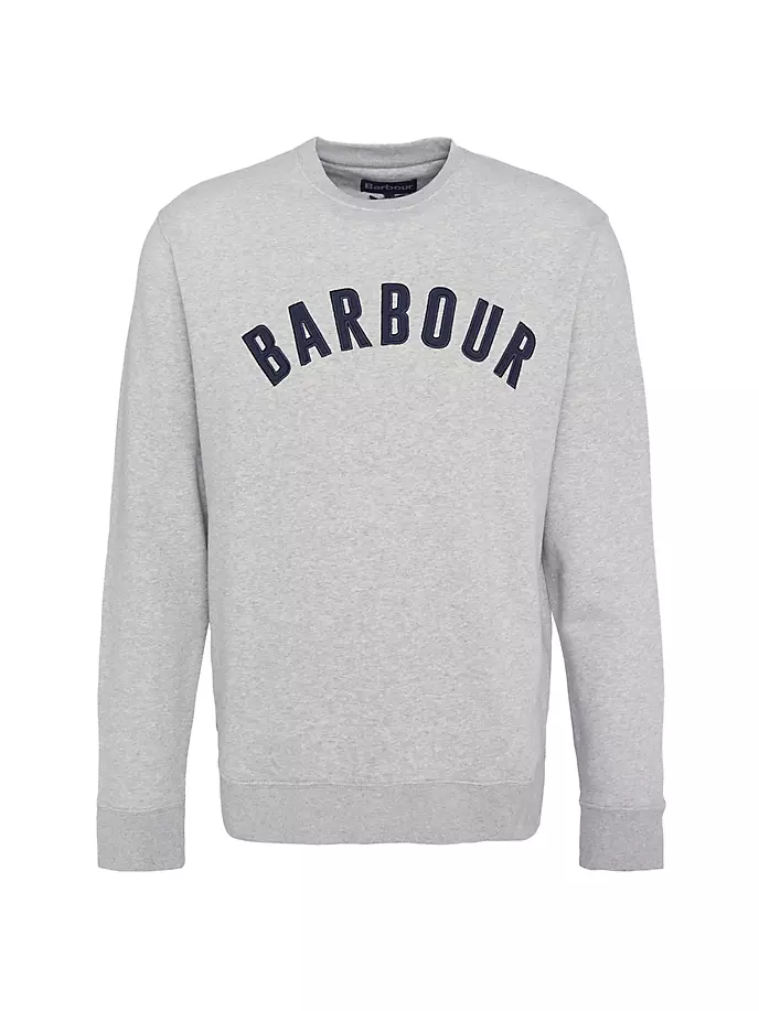 

Толстовка Addington с круглым вырезом Barbour, серый