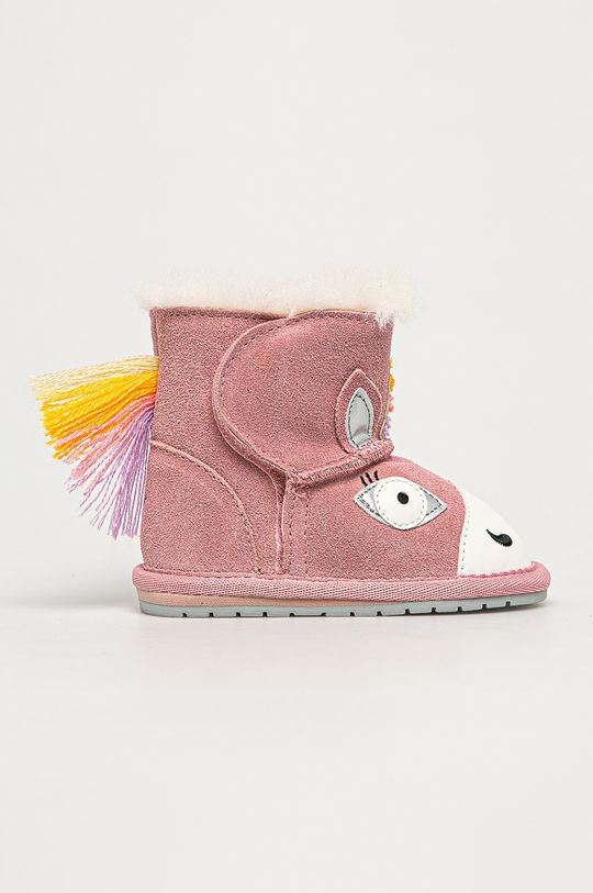 ботинки emu australia magical unicorn цвет pale pink Emu Australia - детские зимние ботинки Magical Unicorn Walker, розовый