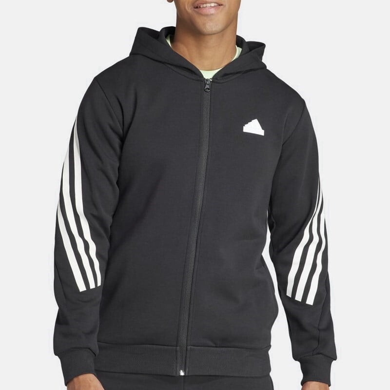 

Мужская толстовка с капюшоном Future Icons с 3 полосками Adidas, белый
