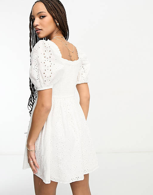 

Корсетное мини-платье с корсетом Miss Selfridge Festival цвета слоновой кости
