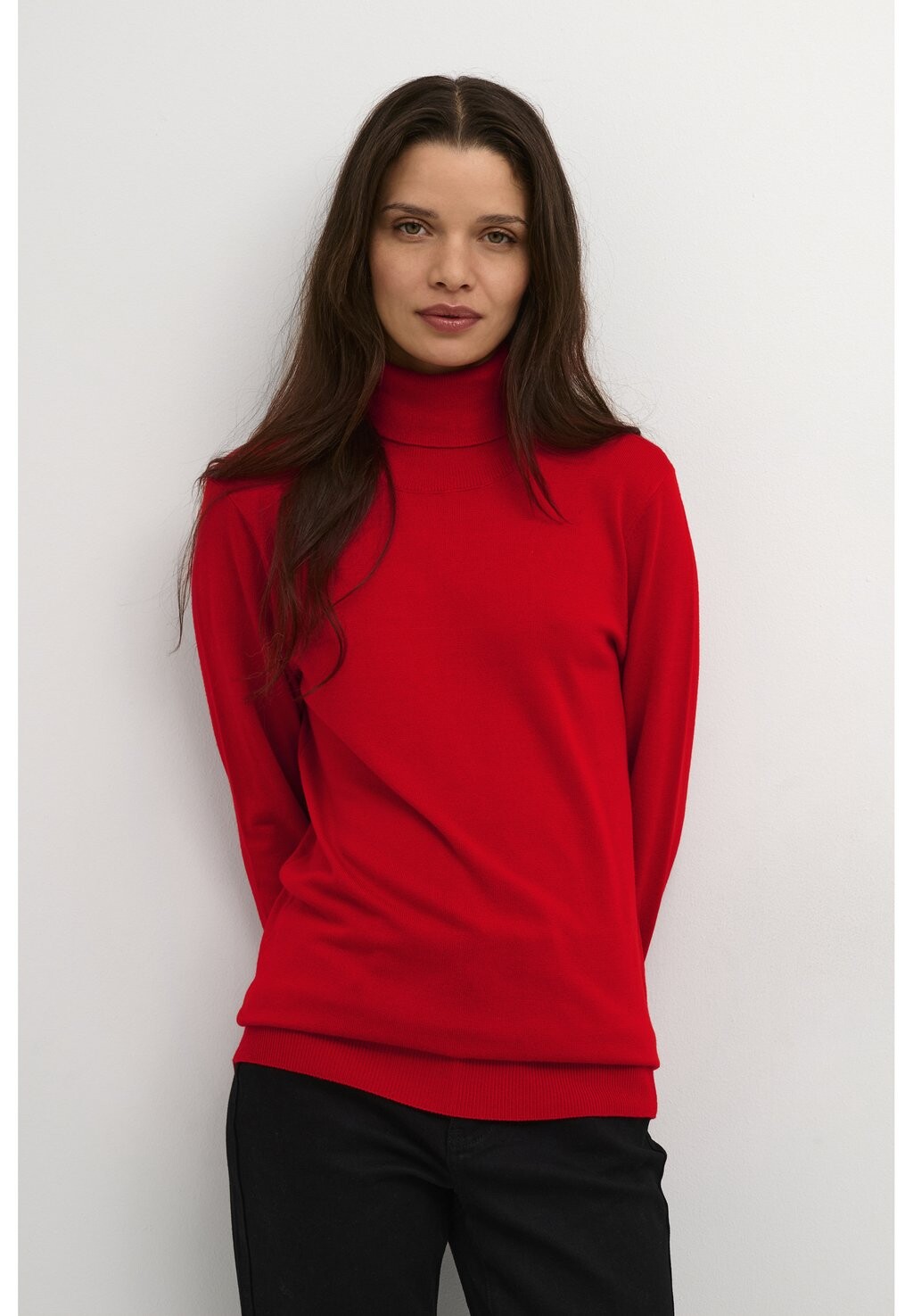 

Свитер ASTRID ROLL NECK Kaffe, ярко-красный