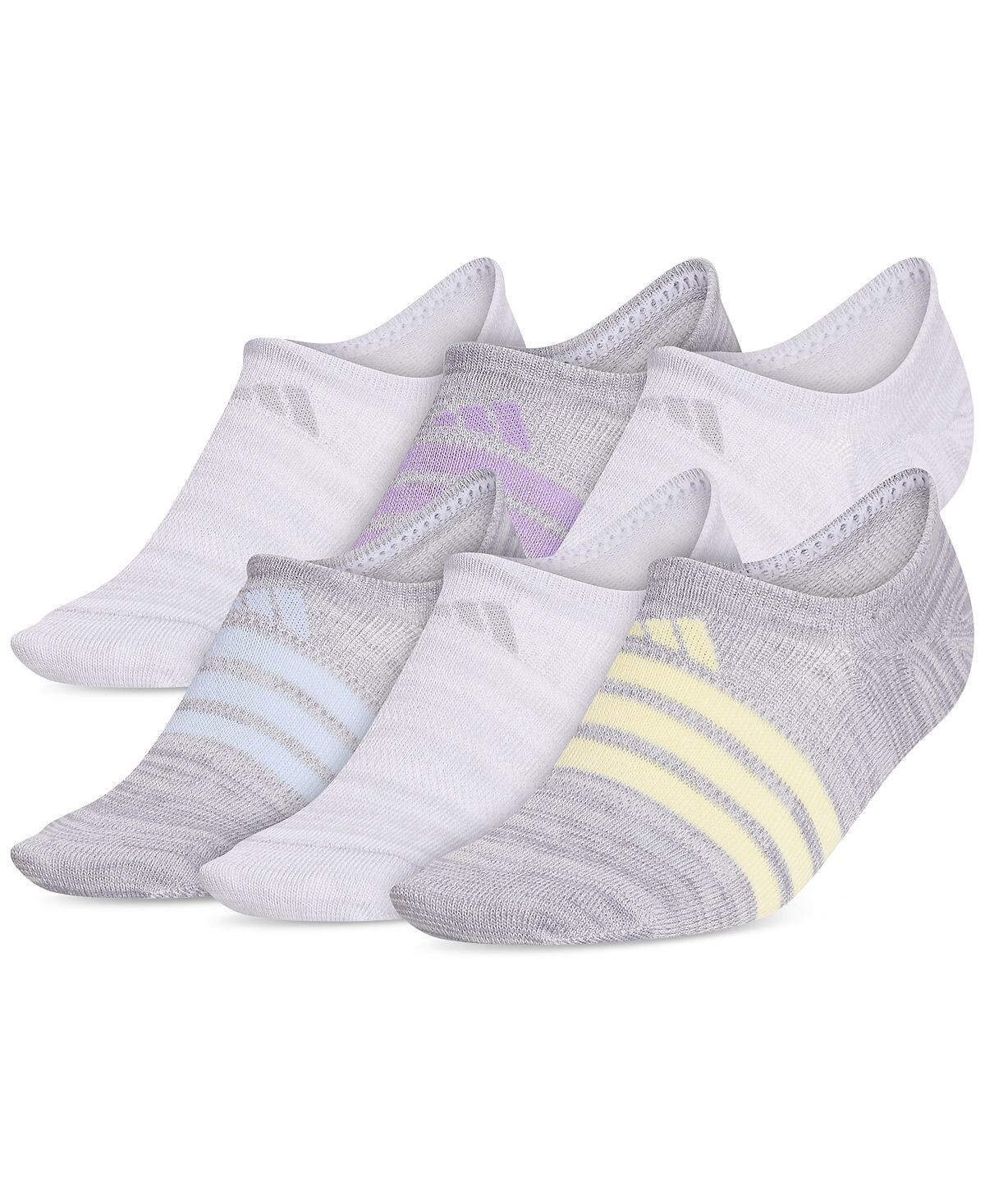 

Женские 6-шт. Носки Superlite II Super No Show adidas, серый