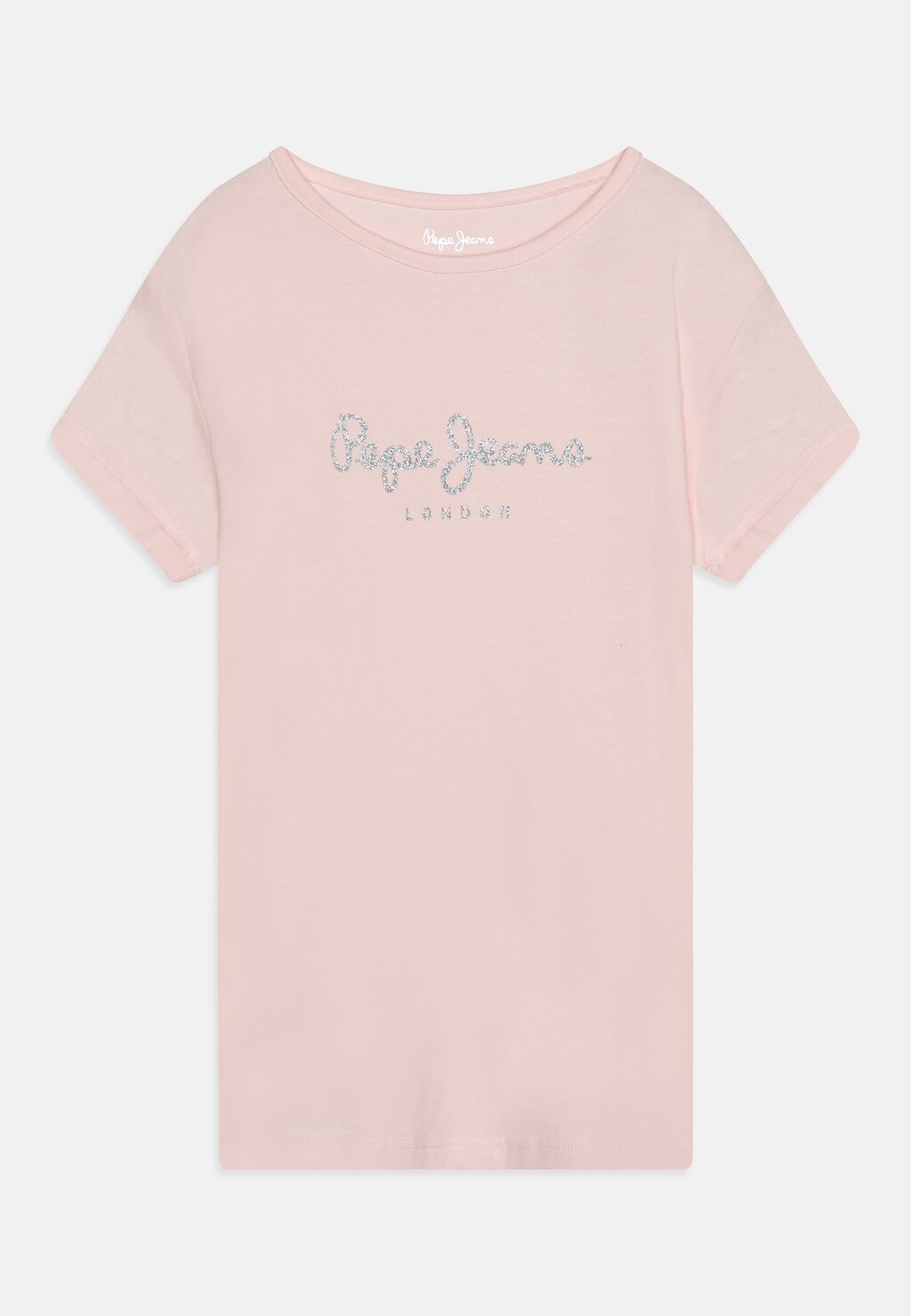 

Футболка с принтом Hana Glitter Pepe Jeans, розовый