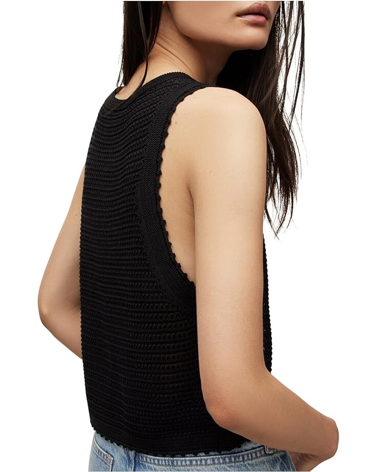 

Свитер AllSaints Mesh Tank, черный