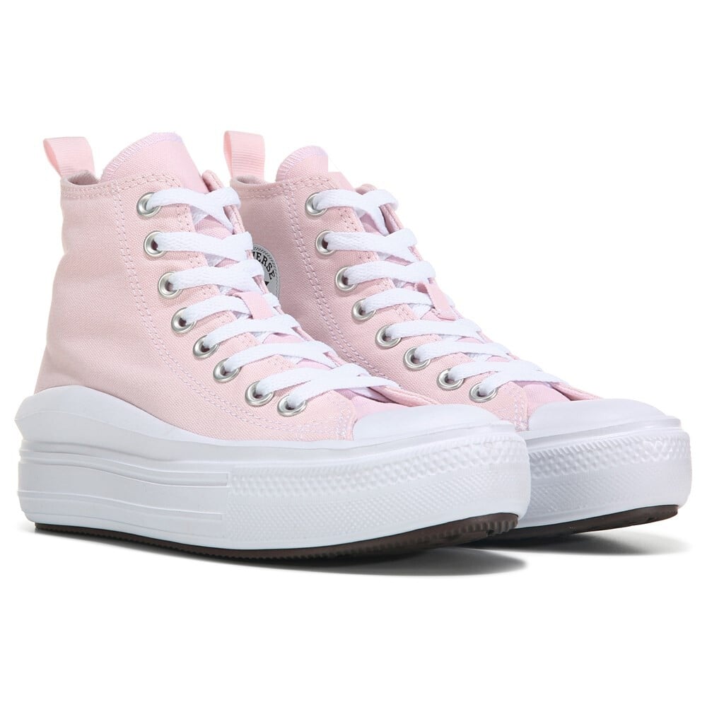 

Детские высокие кеды Chuck Taylor All Star Move Big Kid Converse, розовый