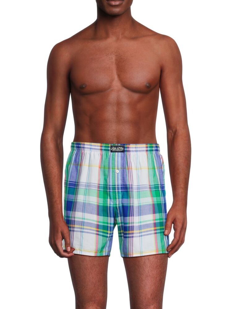 

Клетчатые боксеры Polo Ralph Lauren, цвет Blue Multicolor