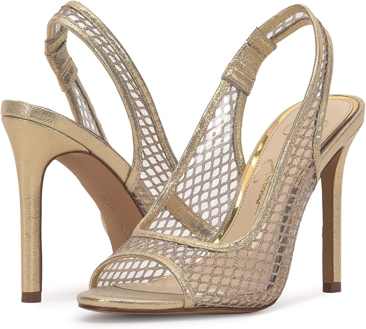 

Босоножки Jaisey 2 Jessica Simpson, цвет Clear/Gold