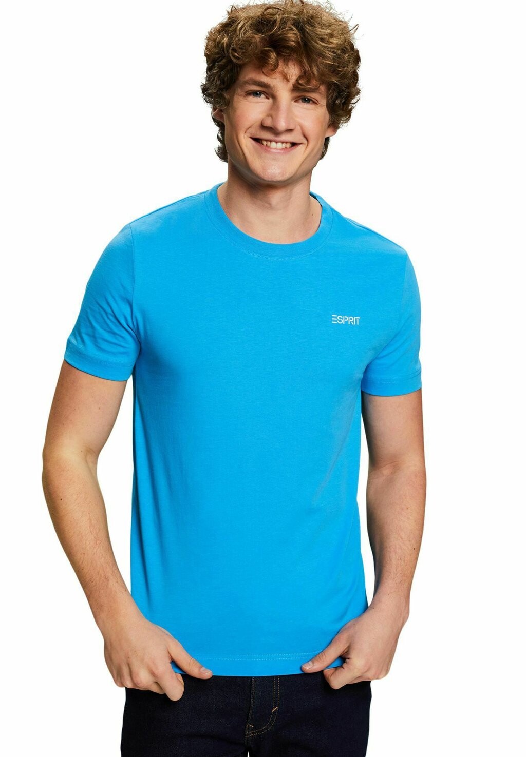 

Футболка базовая Esprit, цвет blue