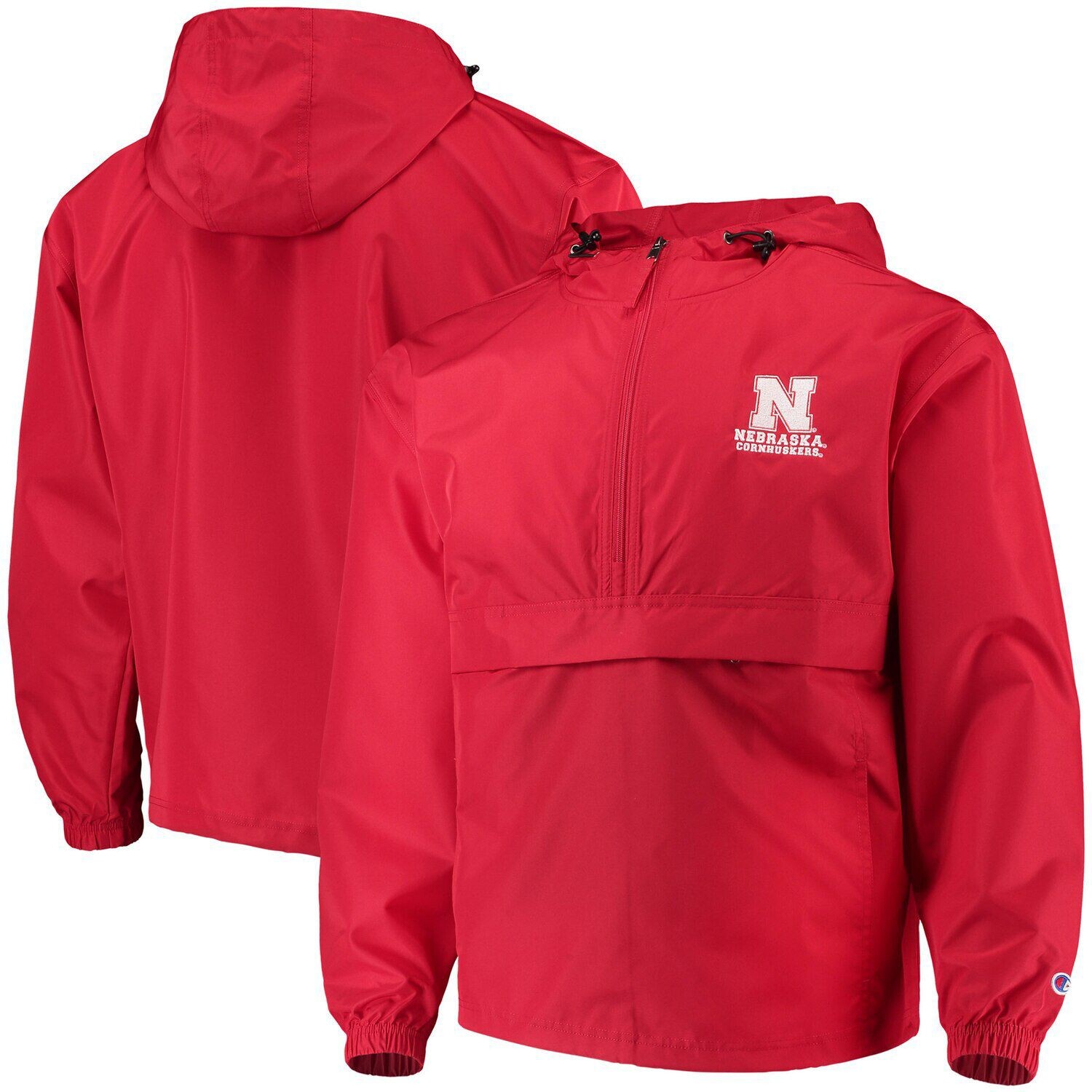 

Мужская компактная куртка Scarlet Nebraska Huskers Champion