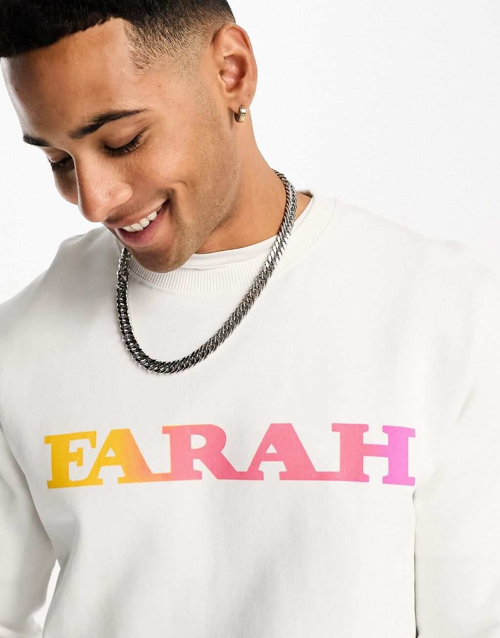 

Свитшот Farah белого цвета