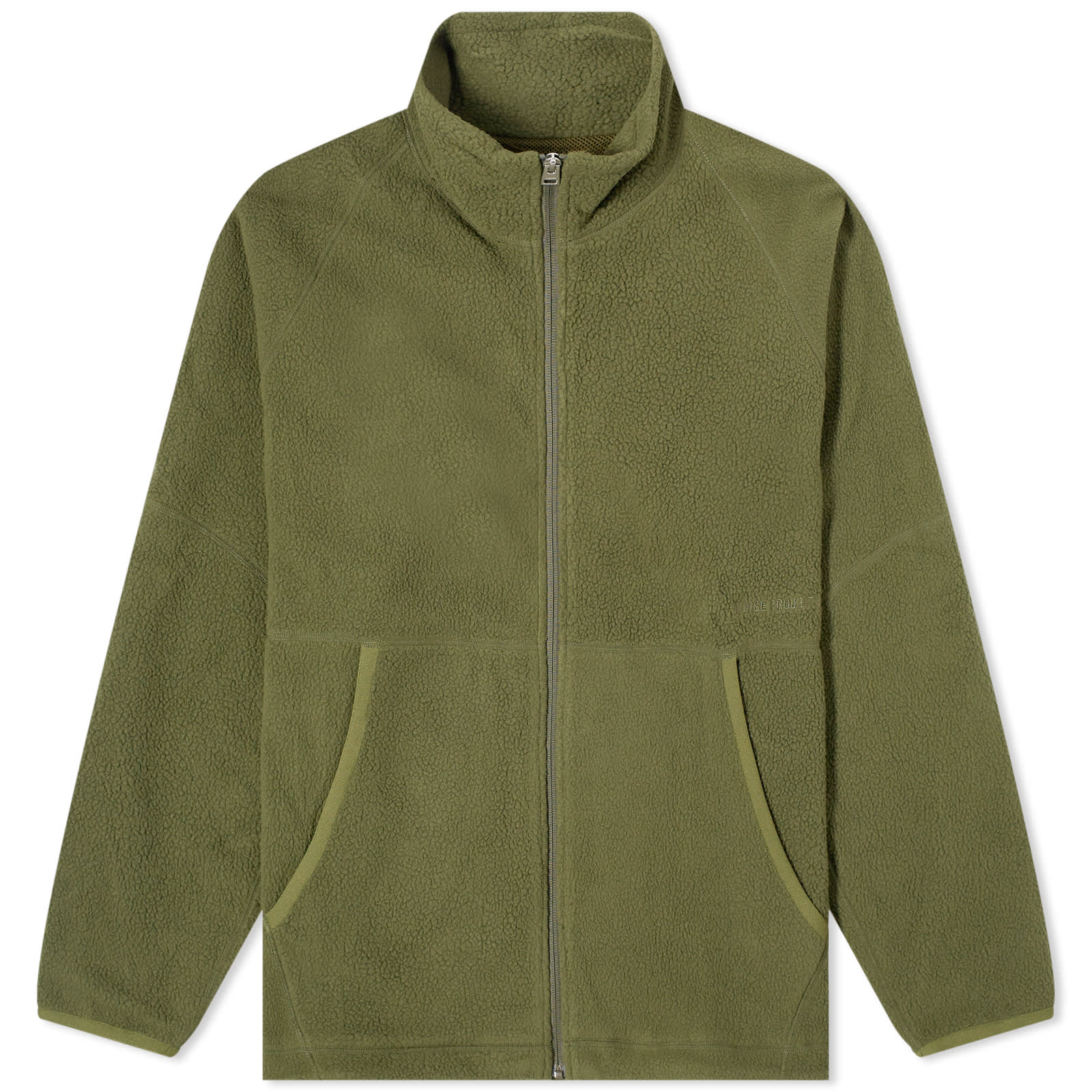 Куртка Norse Projects Tycho Pile Fleece Full Zip, цвет Ivy Green