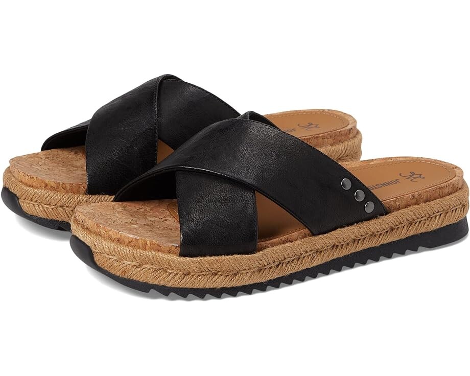 

Сандалии Johnston & Murphy Michelle Cross Strap, черный