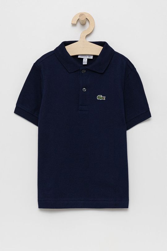 Рубашка-поло из детской шерсти Lacoste, темно-синий цена и фото