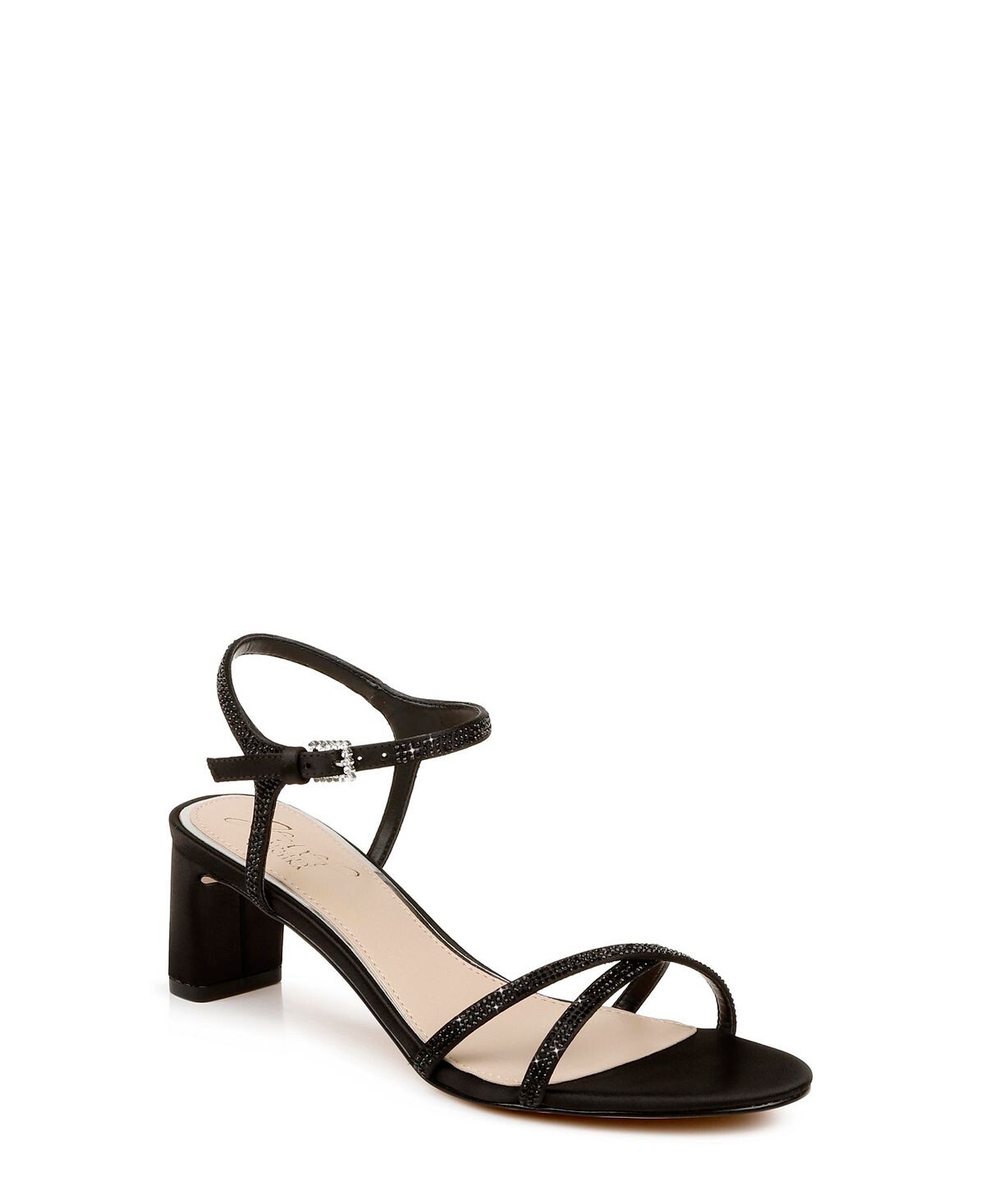 

Женские вечерние сандалии Omari II Jewel Badgley Mischka, черный